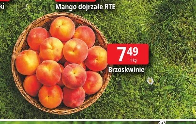 Brzoskwinie promocja w Leclerc