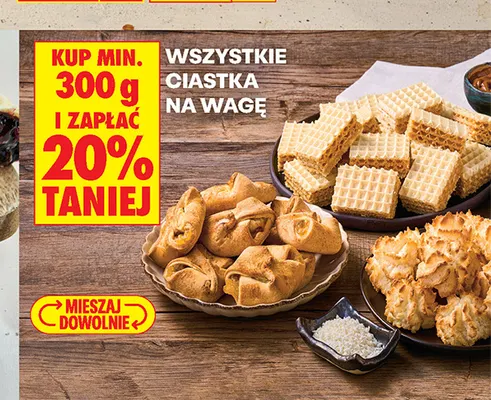 Ciastka na wagę promocja w Biedronka