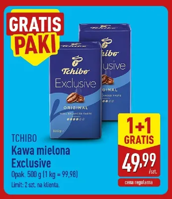 Kawa mielona Tchibo Exclusive Intense promocja w Aldi