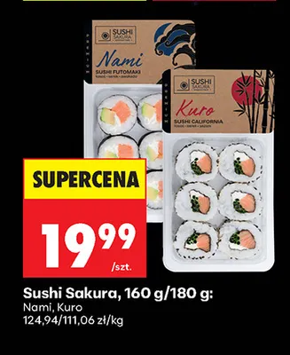 Sushi Sakura Kuro promocja w Biedronka