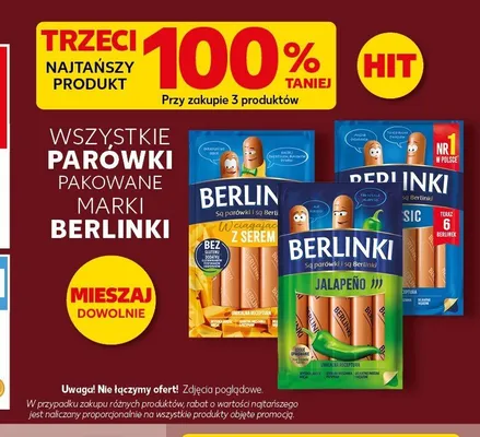 Parówki Berlinki promocja w Kaufland