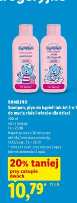 Szampon dla dzieci Bambino promocja w Lidl