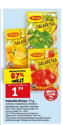 Galaretka agrestowa Winiary promocja w Twój Market