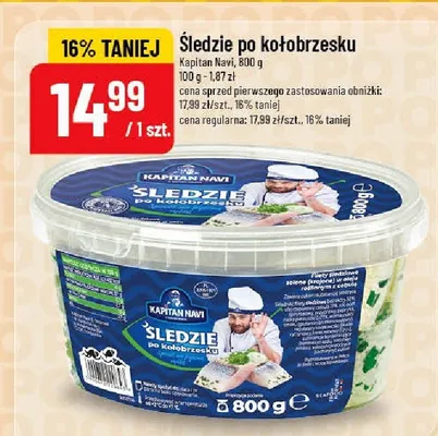 Śledzie po kołobrzesku promocja w POLOmarket