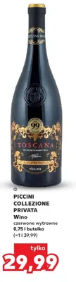 Wino czerwone wytrawne Collezione Privata promocja w Kaufland