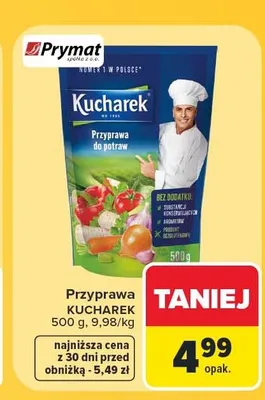 Przyprawa do potraw Kucharek promocja w Carrefour