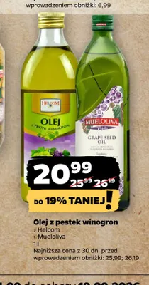 Olej z pestek winogron Helcom promocja w Netto