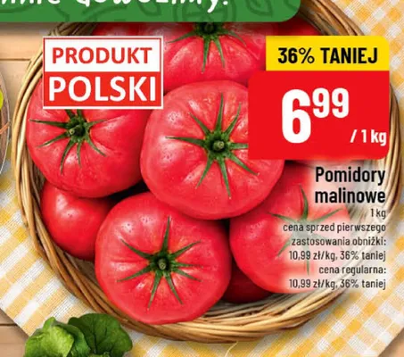 Pomidory malinowe promocja w POLOmarket