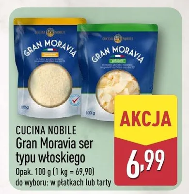 Gran Moravia ser typu włoskiego promocja w Aldi