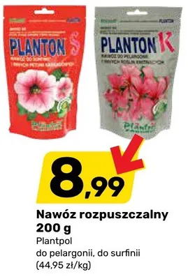 Nawóz rozpuszczalny do pelargonii, do surfinii promocja w Bricomarche