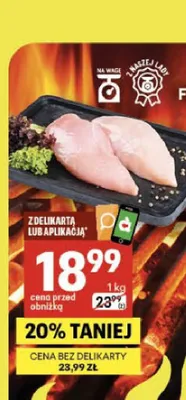 Filet z piersi kurczaka promocja w Delikatesy Centrum