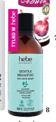 Łagodny szampon do włosów i skóry głowy Hebe Naturals Gentle Shampoo promocja w Hebe