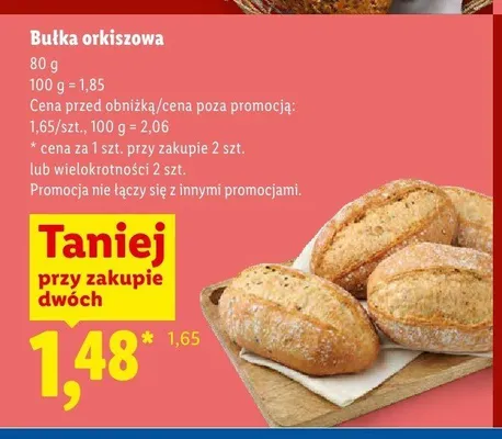 Bułka orkiszowa promocja w Lidl