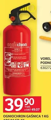 Gaśnica 1kg ABC/M GP-1X OGNIOCHRON promocja w Selgros