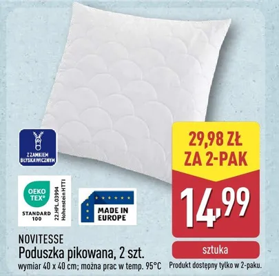 Poduszka pikowana promocja w Aldi