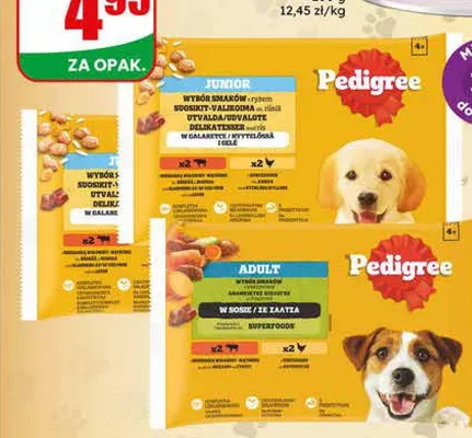 Mokra karma dla psa Pedigree Adult promocja w Dino