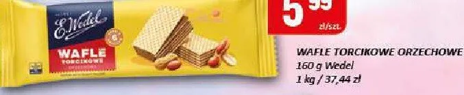 Wafle torcikowe orzechowe promocja w Chorten