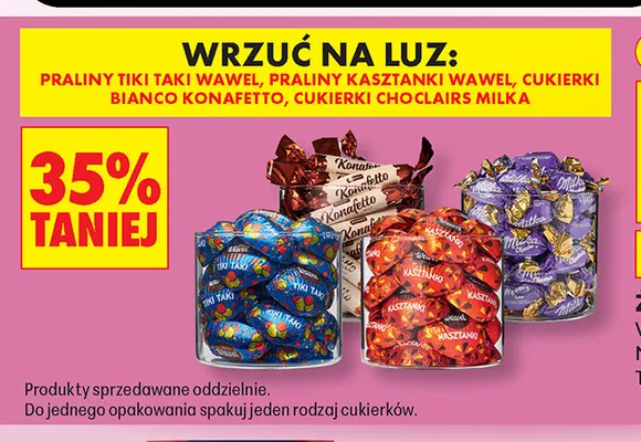 Cukierki Bianco Konafetto promocja w Biedronka