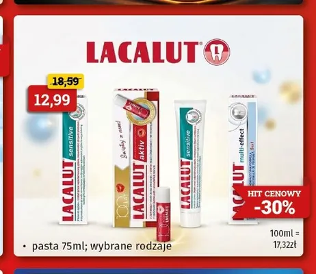 Pasta do zębów Lacalut Sensitive promocja w Drogeria Kosmyk
