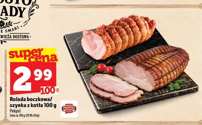 Rolada boczkowa Pekpol promocja w TOPAZ
