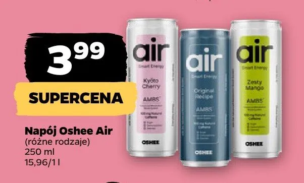Napój różne rodzaje promocja w Netto