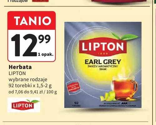 Herbata Lipton promocja w Intermarche