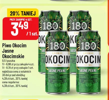 Piwo Okocim Okocimskie promocja w POLOmarket
