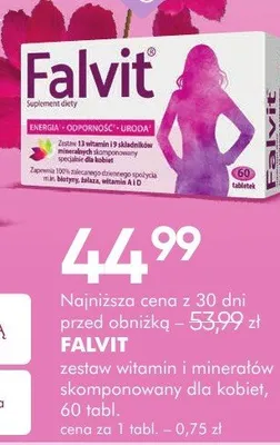 Suplement diety Falvit 60 tabl promocja w Super-Pharm