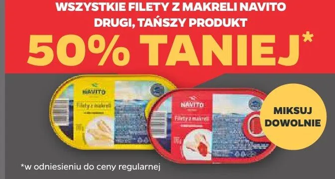 Filety z makreli Navito promocja w Netto