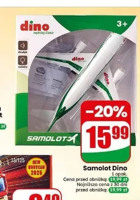 Samolot Dino promocja w Dino