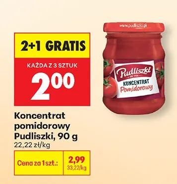 Koncentrat pomidorowy promocja w Biedronka