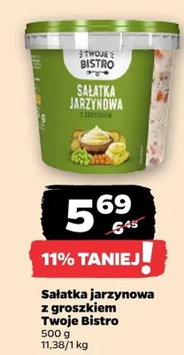 Sałatka jarzynowa z groszkiem promocja w Netto