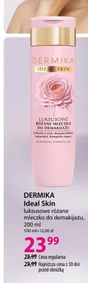 Mleczko do demakijażu Dermika Ideal Skin promocja w Hebe