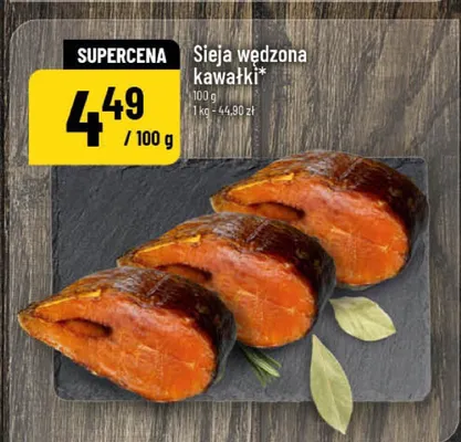 Sieja wędzona kawałki promocja w POLOmarket