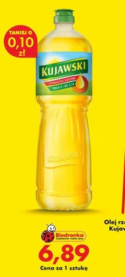 Olej rzepakowy Kujawski promocja w Biedronka