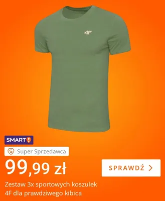 Koszulka sportowa 4F 3-pak promocja w Allegro