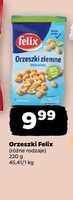 Orzeszki ziemne Felix promocja w Netto
