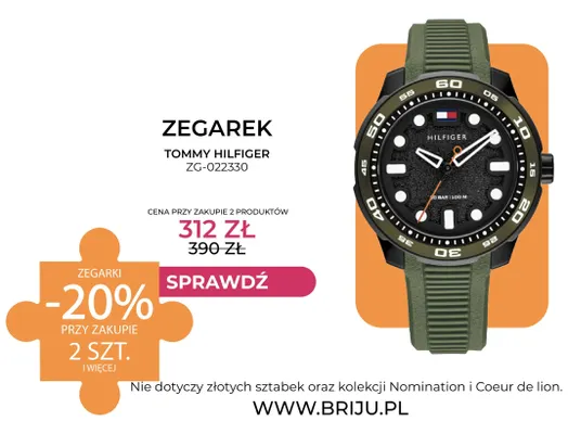 Zegarek Tommy Hilfiger ZG-022330 promocja w Briju