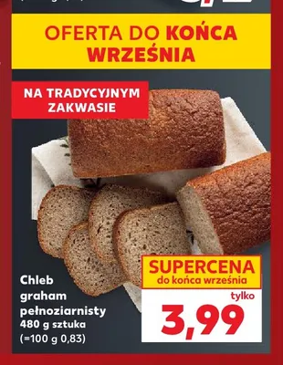 Chleb graham pełnoziarnisty promocja w Kaufland