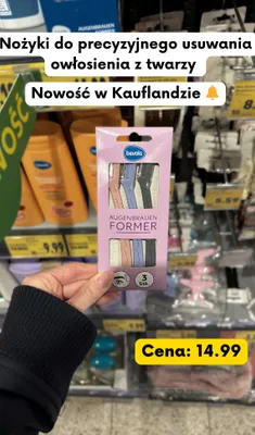 Nożyki do precyzyjnego usuwania owłosienia z twarzy promocja w Kaufland