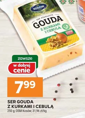 Ser z kurkami i cebulą promocja w Stokrotka