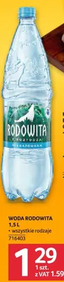 Woda Rodowita niegazowana promocja w Selgros