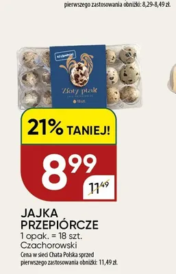 Jajka przepiórcze Czachorowski promocja w Chata Polska