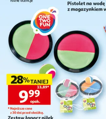 Zestaw łapacz piłek One Two Fun promocja w Auchan