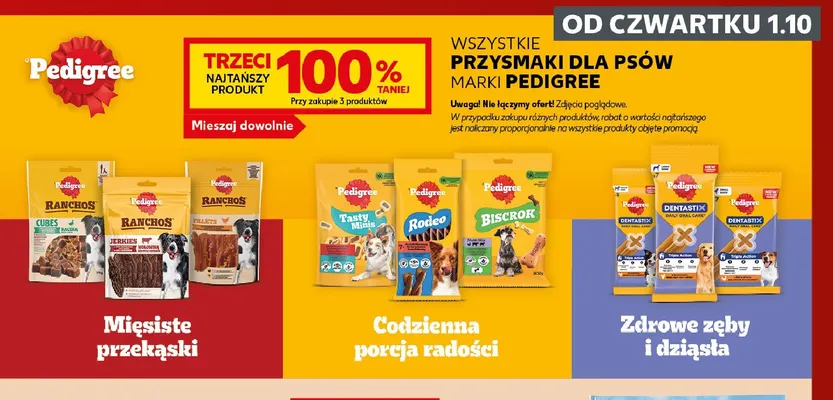 Przysmak dla psów Pedigree Rodeo promocja w Kaufland
