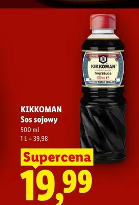 Sos sojowy Kikkoman promocja w Lidl