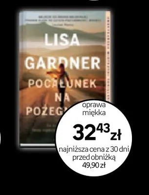 Książka Pocałunek na pożegnanie Lisa Gardner promocja w Empik