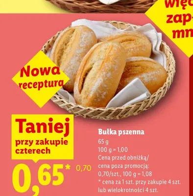 Bułka pszenna promocja w Lidl