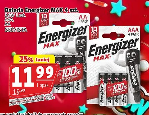 Bateria Energizer MAX promocja w Prim Market