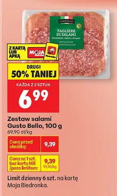 Zestaw salami promocja w Biedronka